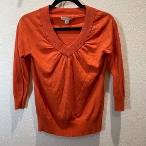 Banana Republic Orange Knit Top